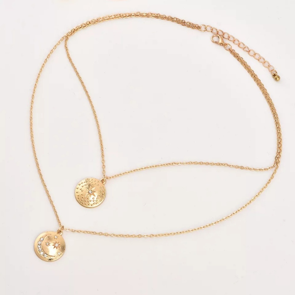 Celestial Layered Necklace - Picture 3 of 4